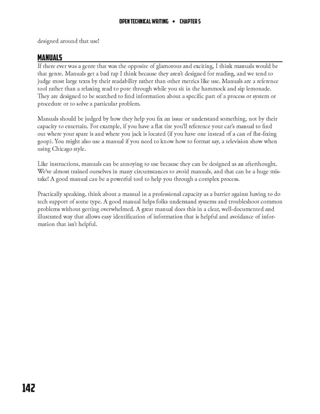 Open Technical Writing - New Page